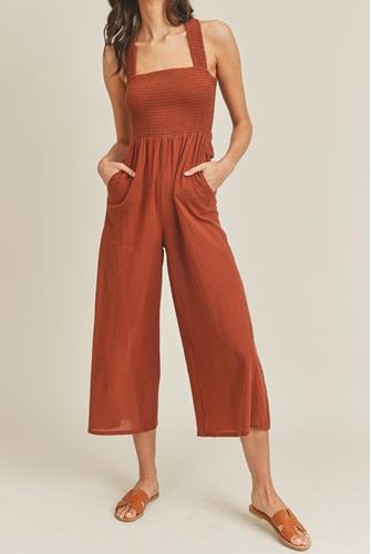 Open Back Tie Jumpsuit AMBER