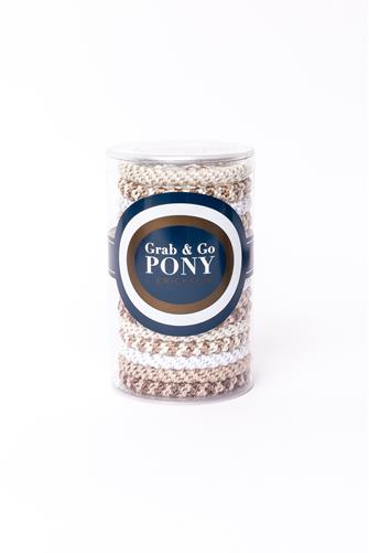 Grab & Go Pony Tube WHITE CHOCOLATE