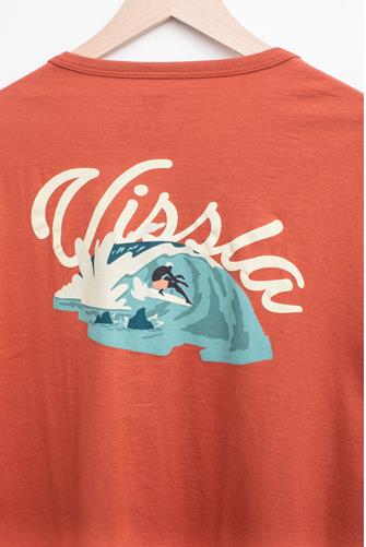 Radical Organic Cotton Pocket Tee DUSTY RED