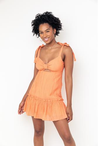 Snomy Mini Dress TANGERINE