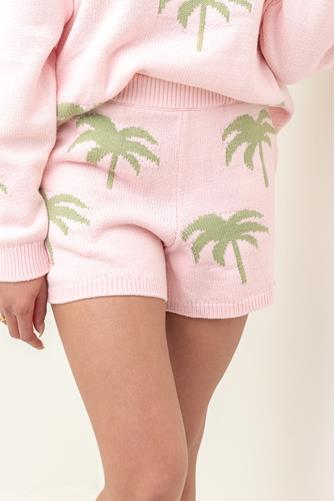 Palm Tree Boardwalk Short PINK PALM TREE