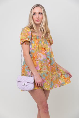 Annalynne Mini Dress GROOVY BLOOMS