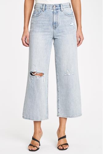 Loretta Wide Leg in Gaze Distressed GAZE DISTRESSED