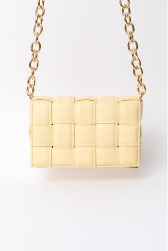 Holden Quilted w/ Gold Chain BUTTERCUP