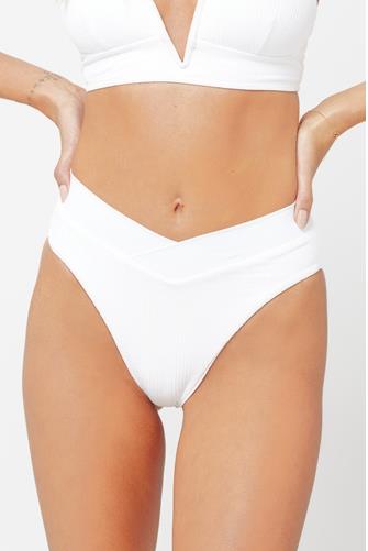 Court Bitsy Bikini Bottom WHITE