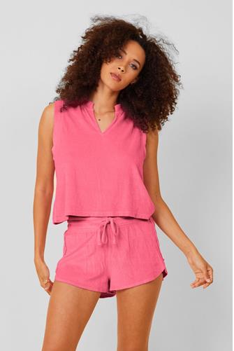 Pink Lemonade Orchid Velour Tank Top PINK LEMONADE