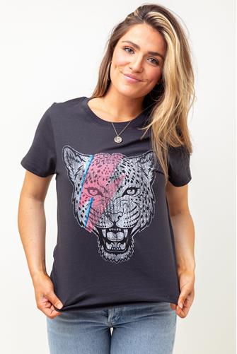 Bowie Cheetah Top BLACK
