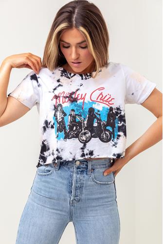 Motley Crue Tie Dye Tee WHITE