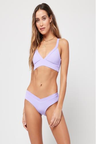 Wisteria Vera Banded Triangle Top WISTERIA