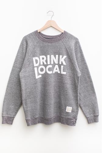 Drink Local Sweatshirt GREY