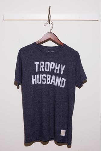 Trophy Husband Tri-Blend Tee BLUE