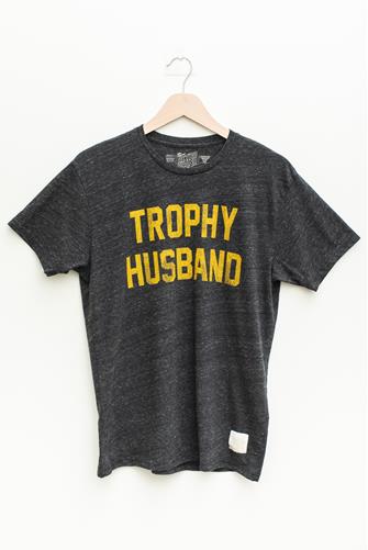 Trophy Husband Tee STREAKY BLACK