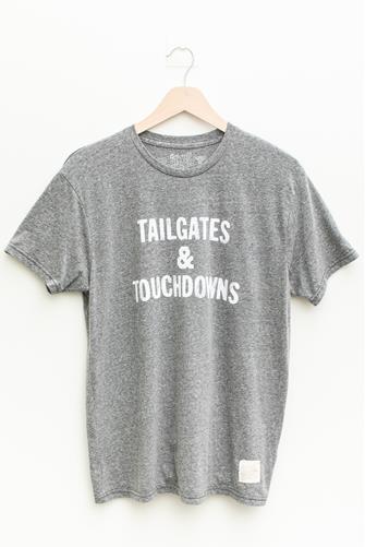 Tailgates & Touchdowns Tee GREY