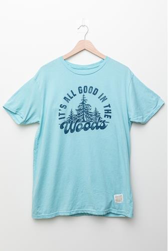 Good in the Woods Tee LT BLUE