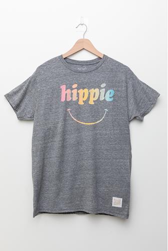 Hippie Smile Tee GREY