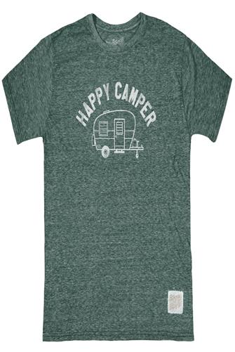 Happy Camper T-Shirt HEATHER FOREST