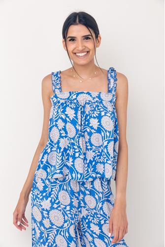 Floral Print Tank BLUE