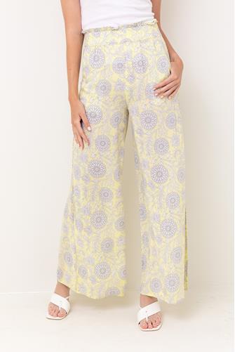 Floral Print Wide Leg Pant LIMON BLOOM