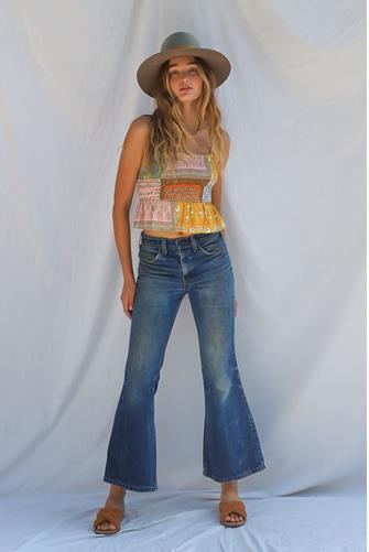 Wild Side Crop Top DAYDREAM PATCHWORK