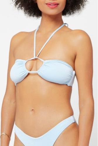 Dawn Bikini Top SKY BLUE SHINE