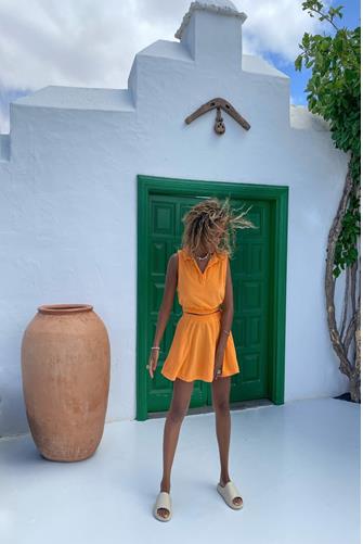 Mango Terry Polo Skirt MANGO