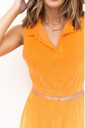 Mango Terry Crop Top MANGO