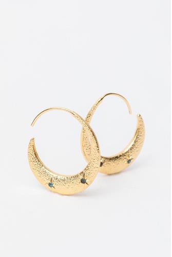 Tai Crescent Hoop GOLD