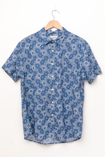 Printed Lightweight Poplin Floral Shirt FLORAL