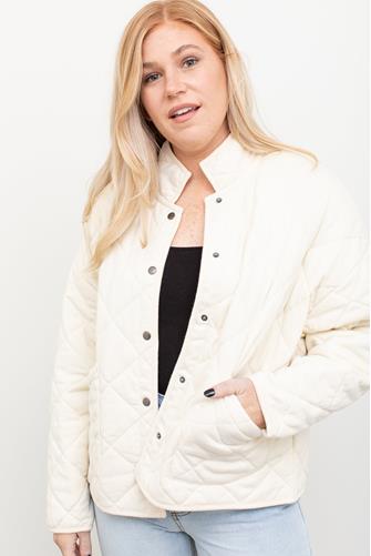Maya Quilt Jacket BONE