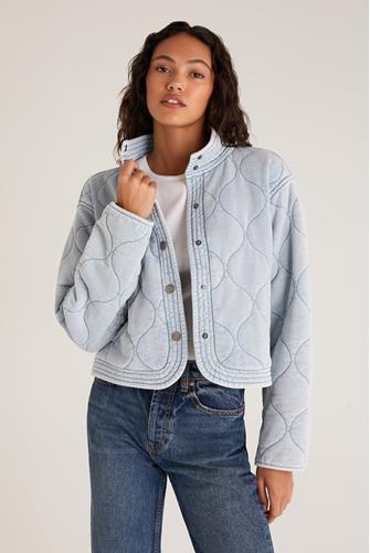 Redwood Knit Denim Jacket WASHED INDIGO