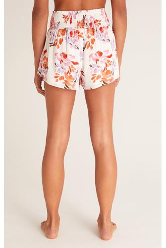Dawn Floral Short WHITE SAND