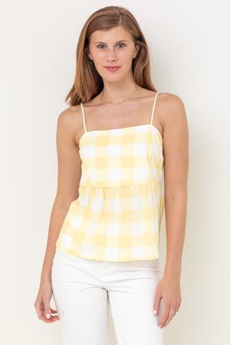 Skylight Check Cami SUNFLOWER