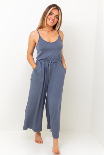 Shawn Rib Jumpsuit BLUE