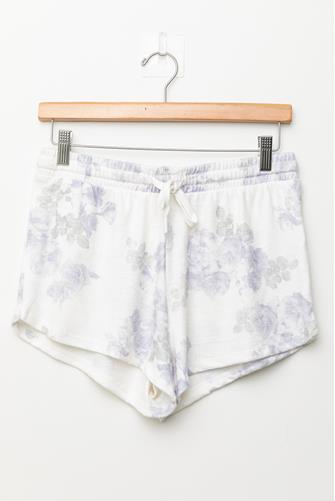 Mia Floral Short LAVENDER ASH