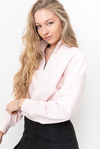 Pink Sky Half Zip Sweatshirt PINK SKY