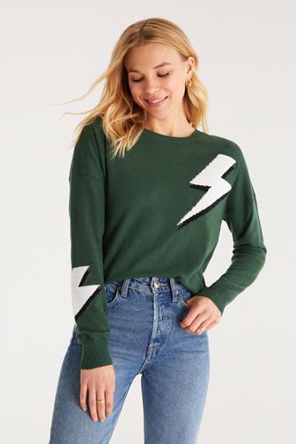 Larissa Bolt Sweater FOREST