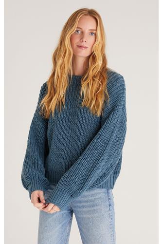Lyndon Chunky Sweater CARIBBEAN BLUE
