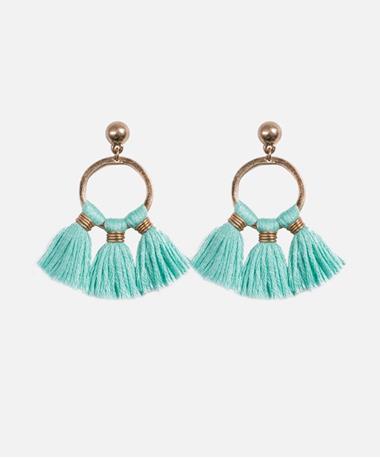 Tassel Trio Post Earrings