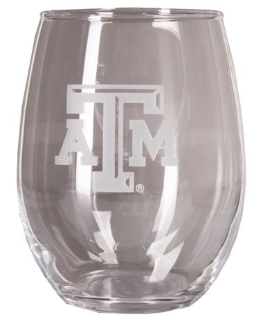 Campus Crystal Texas A&M Stemless Glass