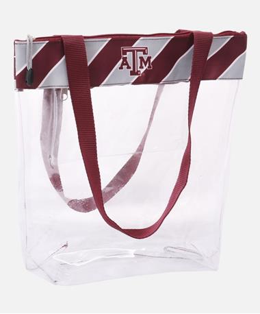 Texas A&M Gig Em Zippered Stadium Tote