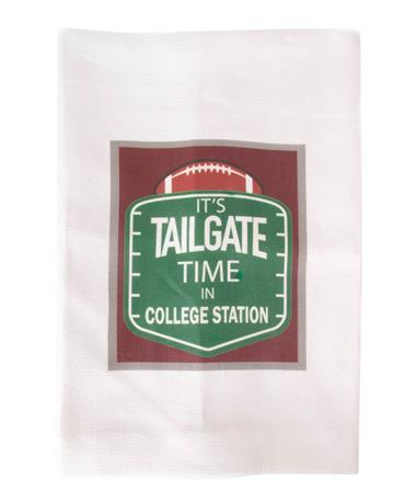 Tailgate Time In College Station Towel