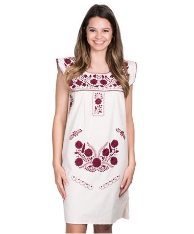 Nativa Puebla Sleeveless Mini Dress