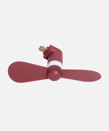 Portable Maroon Android Mobile Mini Fan