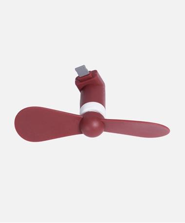 Portable Maroon iPhone Mobile Mini Fan