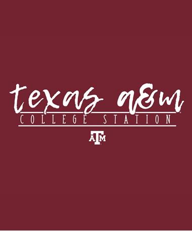 Texas A&M Aggie Script Font Decal-Automation