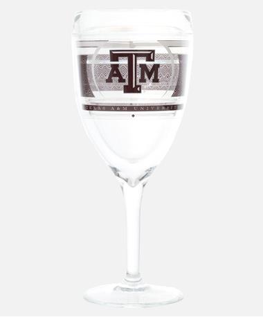 Texas A&M Aggie Tervis Wine Glass