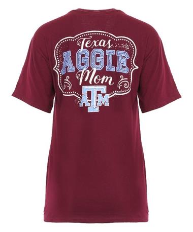 Texas A&M Mom Drawn In Chalk T Shirt