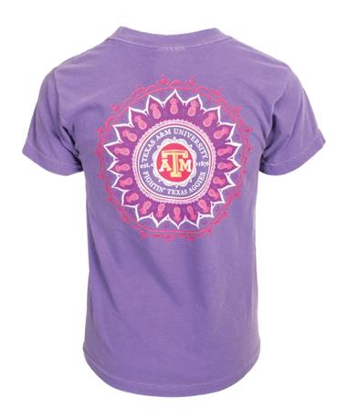 Youth Texas A&M Pineapple Henna T Shirt