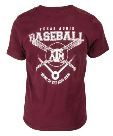 Texas A&M Baseball Youth 12th Man Tee