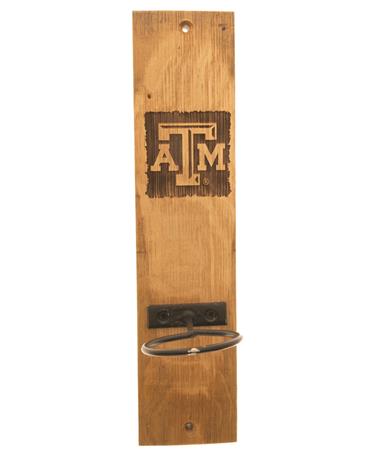 Texas A&M Wine Barrel Candle Sconce
